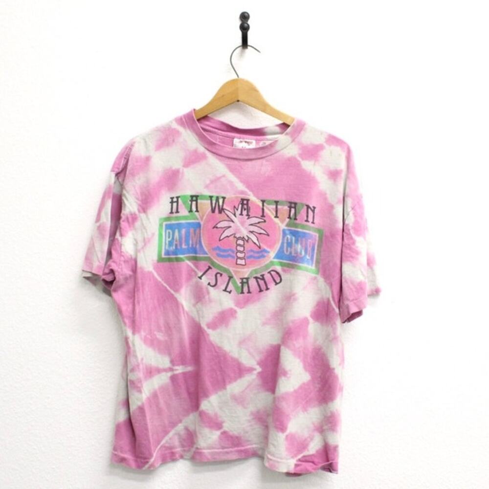 Vintage Hawaii Island Palm Club T Shirt XL